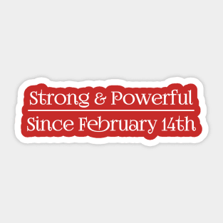 February 14th Sticker